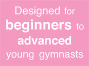 Classes for beginners to advanced young gymnasts