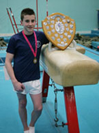 Charlie Edwards, member of the Dynamo Gymnastics Squad