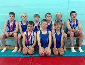 Some of Dynamo Gymnastics young gymnasts