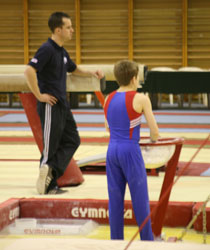 Dynamo Gymnastics coach and gymnast